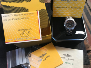 Breitling Colt Ocean Box und papere A17350