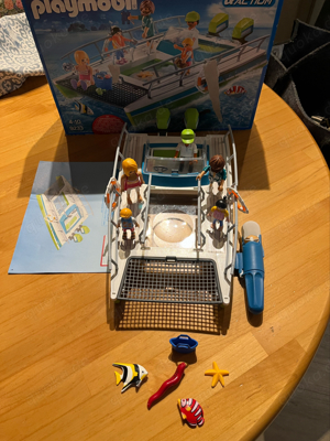 playmobil glasboden boot