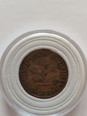 Seltene 5 Pfennig Münze,, geprägt in Deutschland