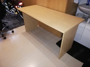  Schreibtisch & Rollcontainer 140x60  Buchenachbildung 