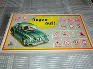 DDR Brettspiel "Augen Auf!" Das neue Verkehrsspiel