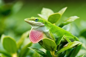 Suche Rotkehlanolis ( Anolis carolinensis ) 