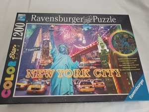 leuchtet - Color Line Puzzle Ravensburger 1200 Teile - New York