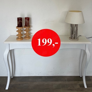 B130 Französische Wandkonsole weisses Sideboard Wandtisch Walltable B130xT30xH77cm in Starnberg