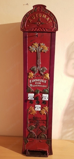 original stollwerck schokolade warenautomat