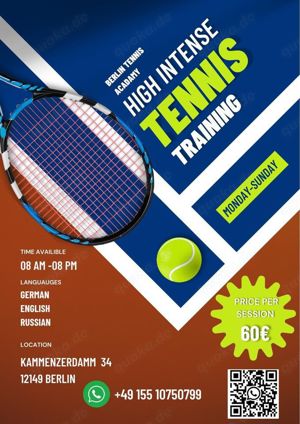 Tennis Training Tennis Trainer Berlin mit und ohne Vereinsbindung