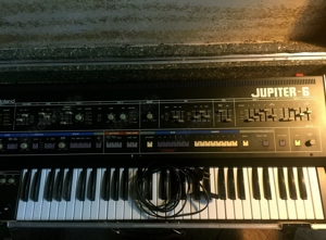 Roland Jupiter 6 - Vintage analogue Synth with Midi,6 voices, serviced,Flightcas