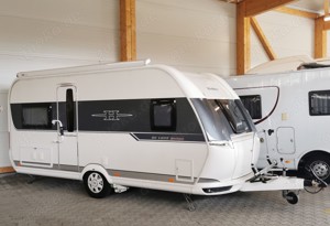 Wohnwagen Caravan Hobby De Luxe Edition 460 UFe, EZ 2017, komplett ausgestattet - sofort reisefertig