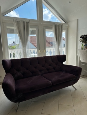Candy Sofa Sixty + Schaukelsessel Farbe: Velvet purple
