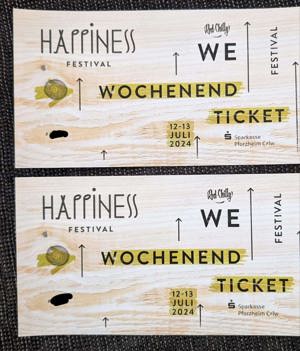 2x Happiness Festival Wochenendticket 2024 (u.a. mit Sido, Scooter, Ski Aggu, Alligatoah)