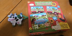 Puzzles box 3in1  Bauernhof