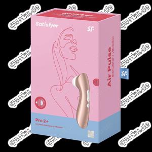 "Satisfyer Pro 2 Plus Druckwellenvibrator Klitoris-Sauger - wasserdicht" (NEU)
