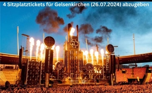 4 Rammstein Tickets Gelsenkirchen Sitzplätze 