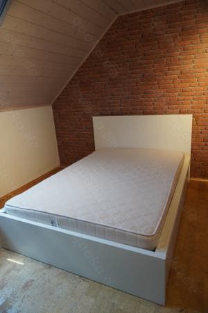 Ikea Bett Malm 140 x 200, inkl. Lattenrost und Matratze