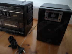 Vintage Getto Blaster Panasonic RX-CT800 Doppel Tapedeck Bild 6