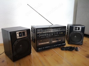 Vintage Getto Blaster Panasonic RX-CT800 Doppel Tapedeck Bild 4