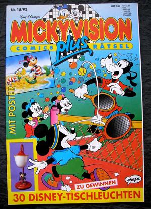Mickyvision Nr. 18 1992 mit Poster 0-1