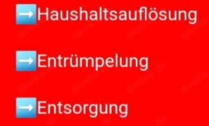 haushaltsauflösung Entrümpelung Entsorgung Auflösung Räumung