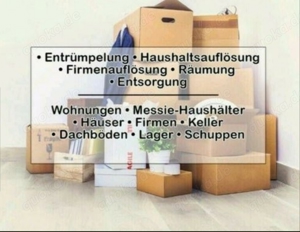 Entrümpelung Sperrmüll Wohnungsauflösung Kellerentrümpelung