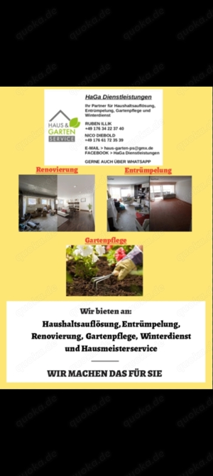 Dienstleistung Haus & Garten Service