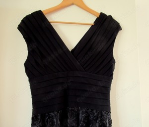 schwarzes Kleid  Adrianna Papell Größe 38   40  Bild 3