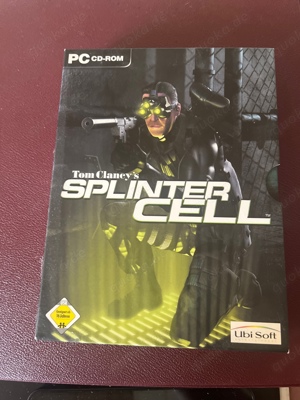 Tom Clancy's Splinter Cell Big Box Pappschuber PC Computer Gut CD Rom