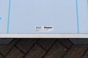 neuwertiger Rieber Plattformwagen mit Korb aus V2A Bild 4