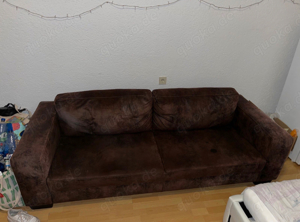 2 Sitzer Leder Couch Sofa 