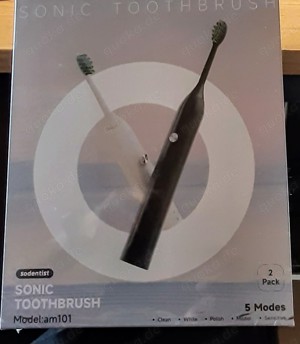 Sodentis  t2 Zahnbürsten Sonic Toothbrush AM101 Elektrische Zahnbürsten schwarz + pink