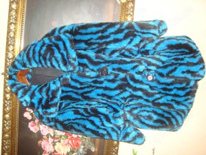 Einzigartiger Vintage Fake Fur Mantel Gr.40 42