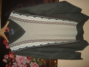 Neuer Vintage Pullover im Rhombenmuster  Gr.XL