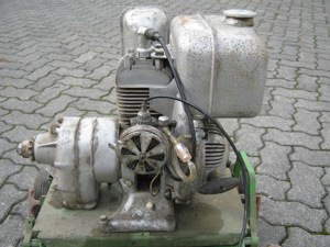 ILO Rasenmäher Motor mit Getriebe