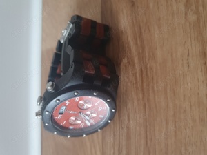 Kein Versand Herren Holz Armbanduhr  Gebraucht Bild 3
