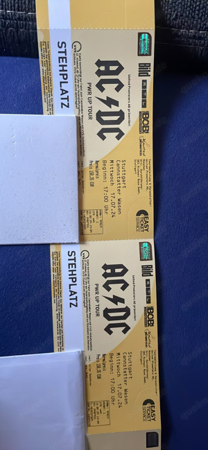 AC DC Tickets 2x 17.07.2024 in Stuttgart 