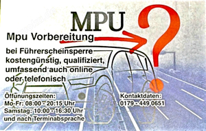 MPU VORBEREITUNG 