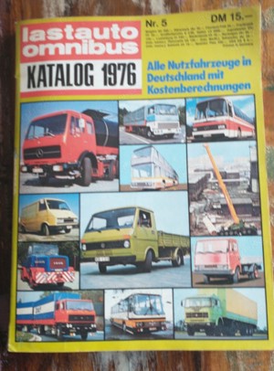 Lastauto Omnibus Katalog 1976 - Ausgabe Nr. 5