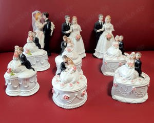 Hochzeitsfiguren Sortiment - Hochzeitsdeko - Dose