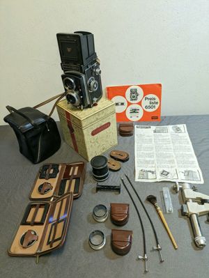 Rolleicord K3Vb Typ1 mit viel Zubehr u. Original karton guter Zustand