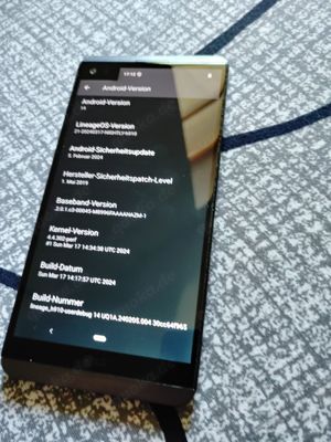 Lg v20 exklusiv Android 14 Lineage OS 21 