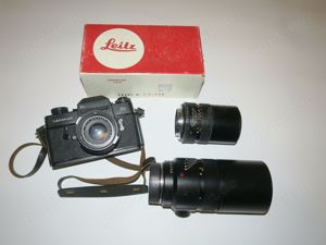 Leitz Leicaflex SL mit 3 Objektiven 50mm, 135mm und 250mm