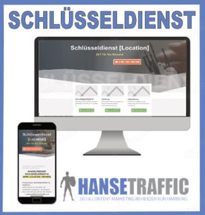 Webseite Schlüsseldienst Webseite local SEO Optimiert