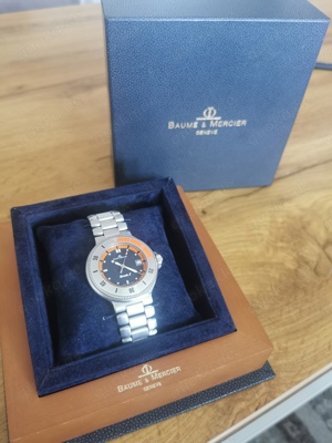Baume&Mercier Geneve  Armbanduhr mit Edelstahlarmband Originalbox 