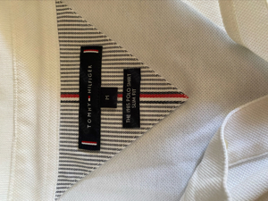 Original Tommy Hilfiger Herren Poloshirt,weiß, Gr.M,Slim Fit. 