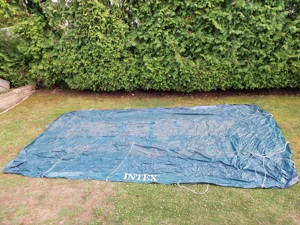 Intex Poolabdeckplane, Abdeckung für Frame Pool 549x274cm, kaum gebraucht