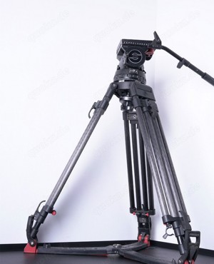 Sachtler Studio II Fluid Head! 150mm + Sachtler Stativ EFP 2 CF TOP!