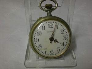 Sehr alte Schweizer Taschenuhr, Nickel, hergestellt vor 1925, die Uhr läuft gut