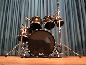 Yamaha Maple Custom Shellset, Original R.I.M.S., Pearl Mounts, 1st Series Japan