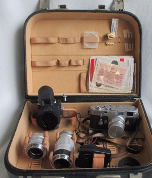 Leica m3 leitz kamera mit 2 x objektiven objektiv (nr.79)