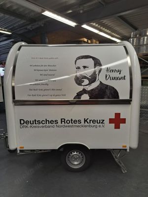 Retro Verkaufsanhänger , Foodtrailer, Imbiss Wagen Bild 4