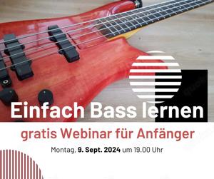 Gratis Webinar für Anfänger    Einfach Bass lernen 